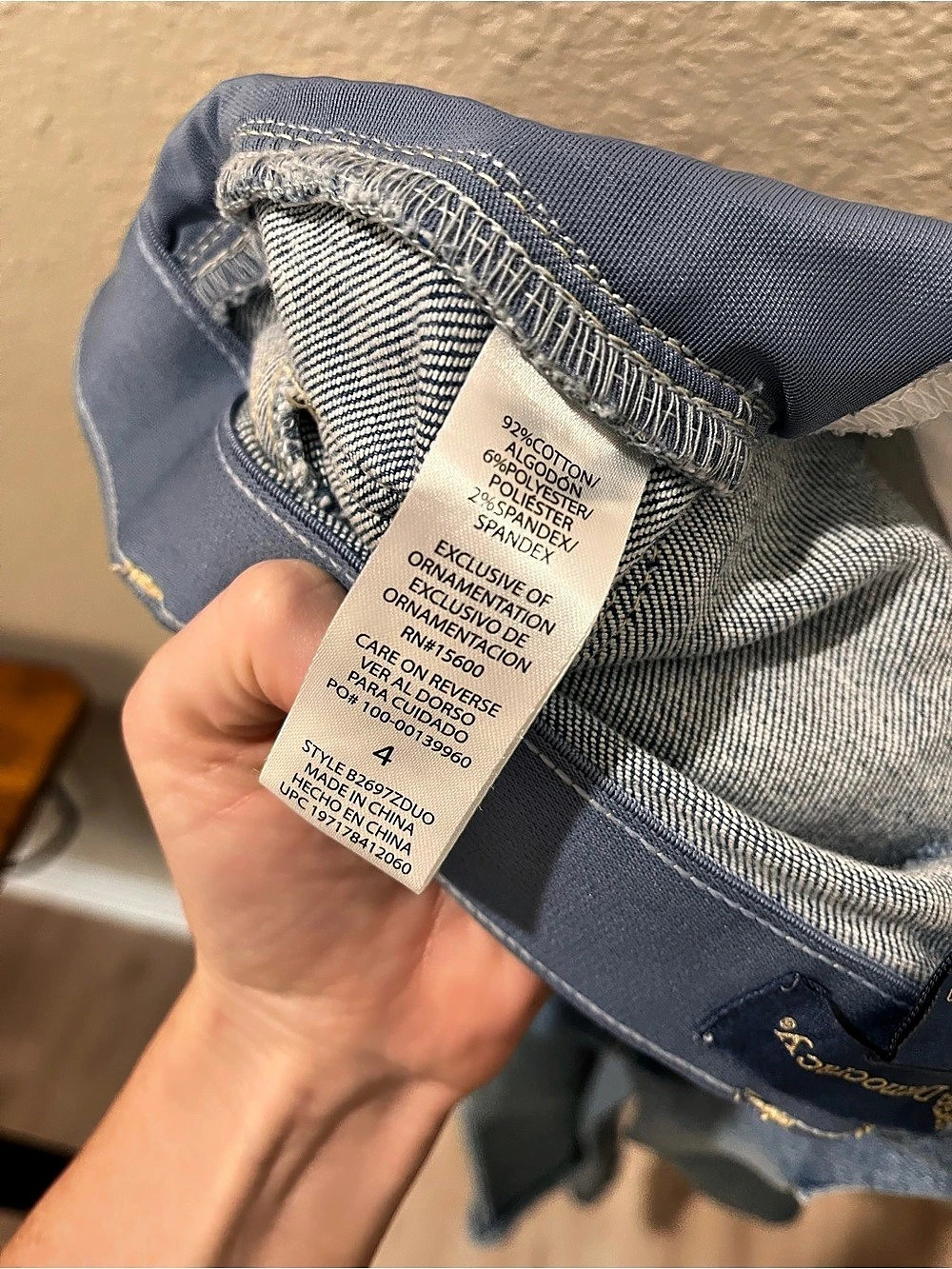 Democracy Absolution Skinny Jeans Blue Size 4 - Picture 6 of 6
